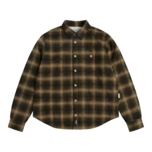 Abc. Plaid Flannel Shirt Brown