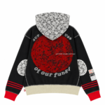 Advisory Board Crystals appliquéd hoodie