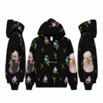 Advisory Board Crystals Floral-Print Hoodie